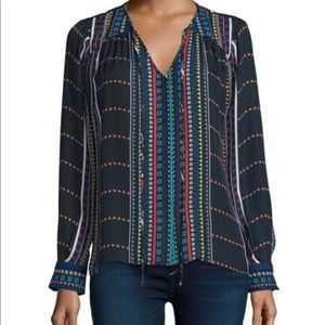 Parker Printed Silk Blouse